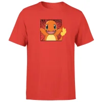Pokémon Pokédex Charmander #0004 Men's T-Shirt - Red - undefined undefined