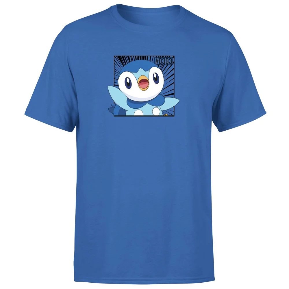 Pokemon Piplup Men's T-Shirt - Blue - S Afbeelding 1