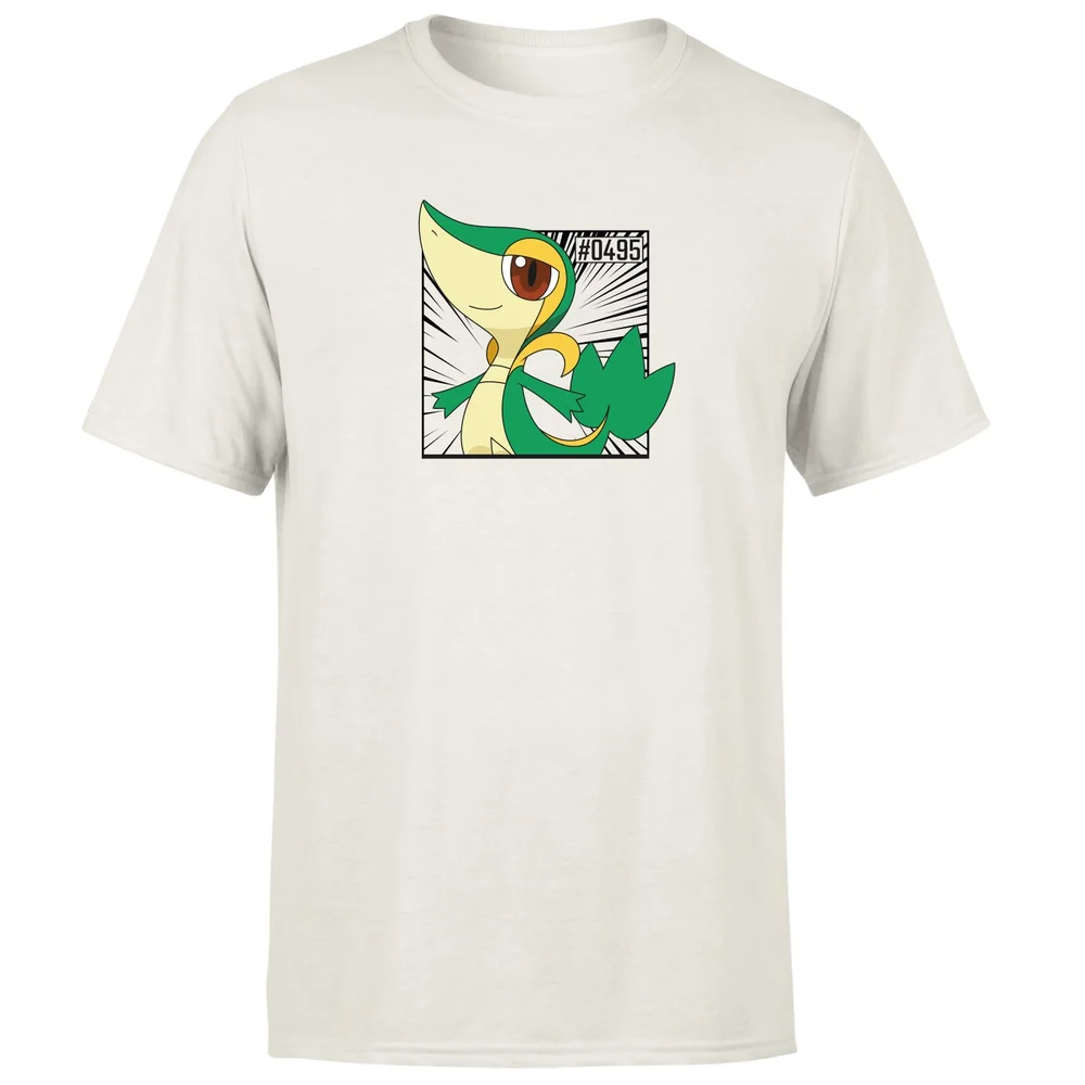 Pokemon Snivy Men's T-Shirt - Cream - L Afbeelding 1