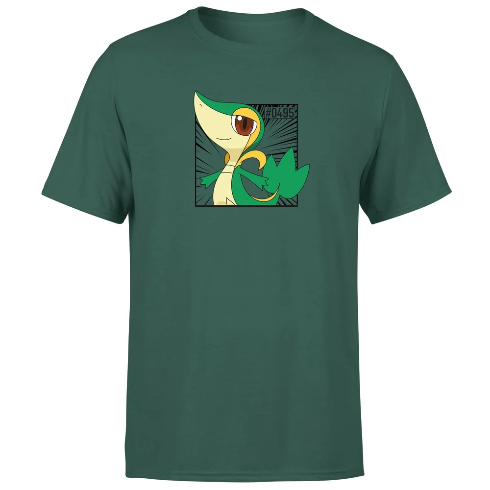 Pokemon Snivy Men's T-Shirt - Green - S Afbeelding 1
