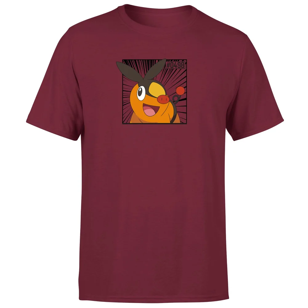 Pokemon Tepig Men's T-Shirt - Burgundy - S Afbeelding 1
