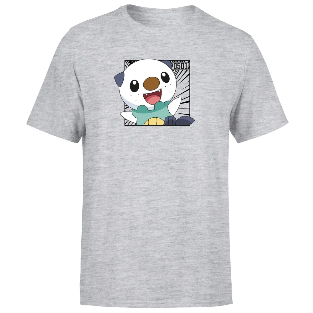 Pokemon Oshawott Men's T-Shirt - Grey - S Afbeelding 1