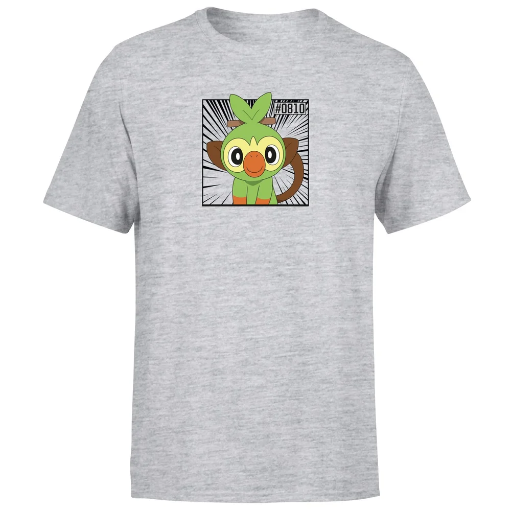 Pokemon Grookey Men's T-Shirt - Grey - S Afbeelding 1