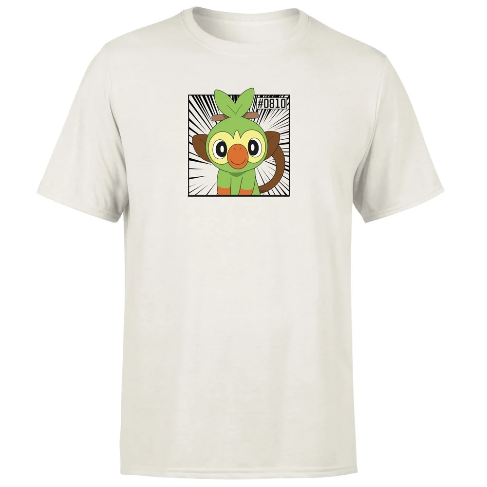 Pokemon Grookey Men's T-Shirt - Cream - L Afbeelding 1