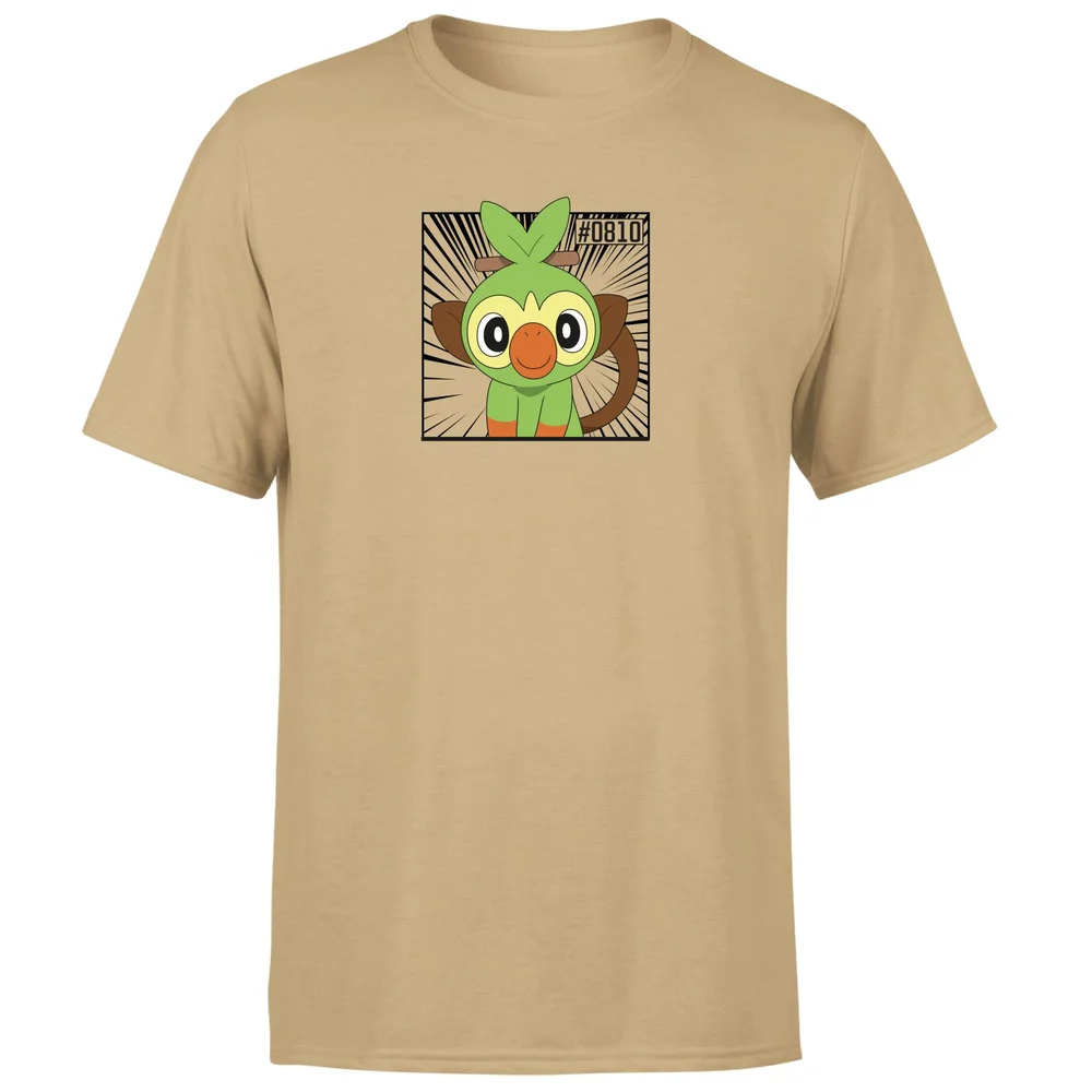 Pokemon Grookey Men's T-Shirt - Tan - S Afbeelding 1