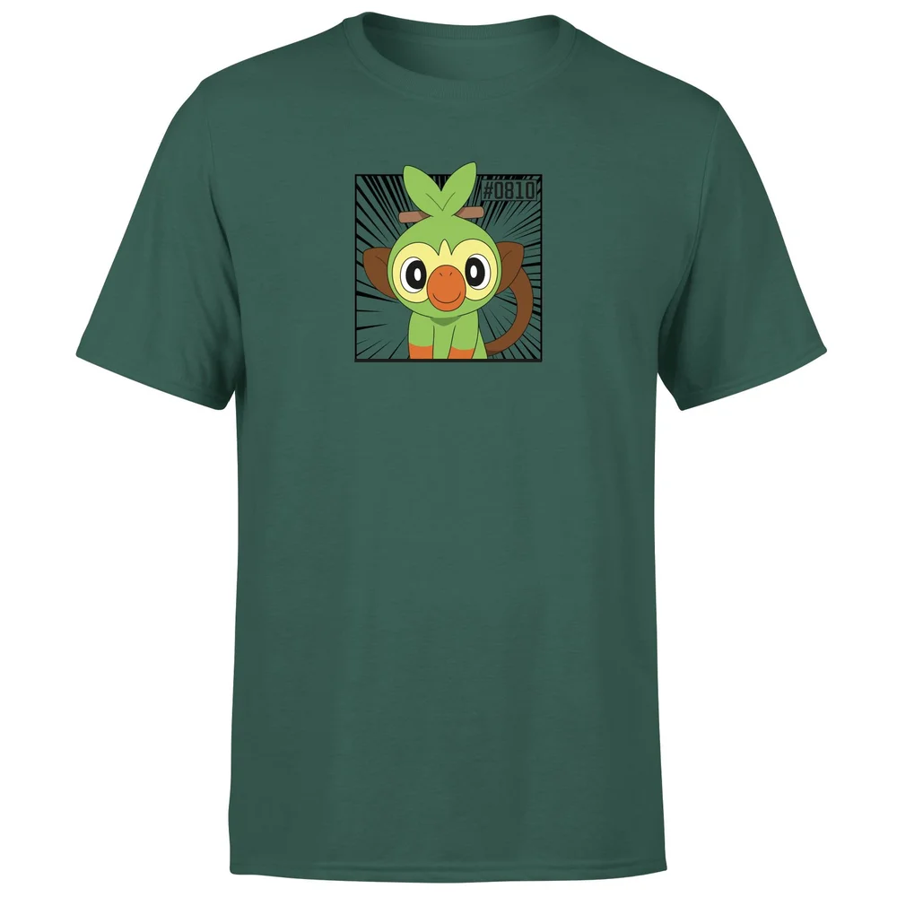 Pokemon Grookey Men's T-Shirt - Green - S Afbeelding 1