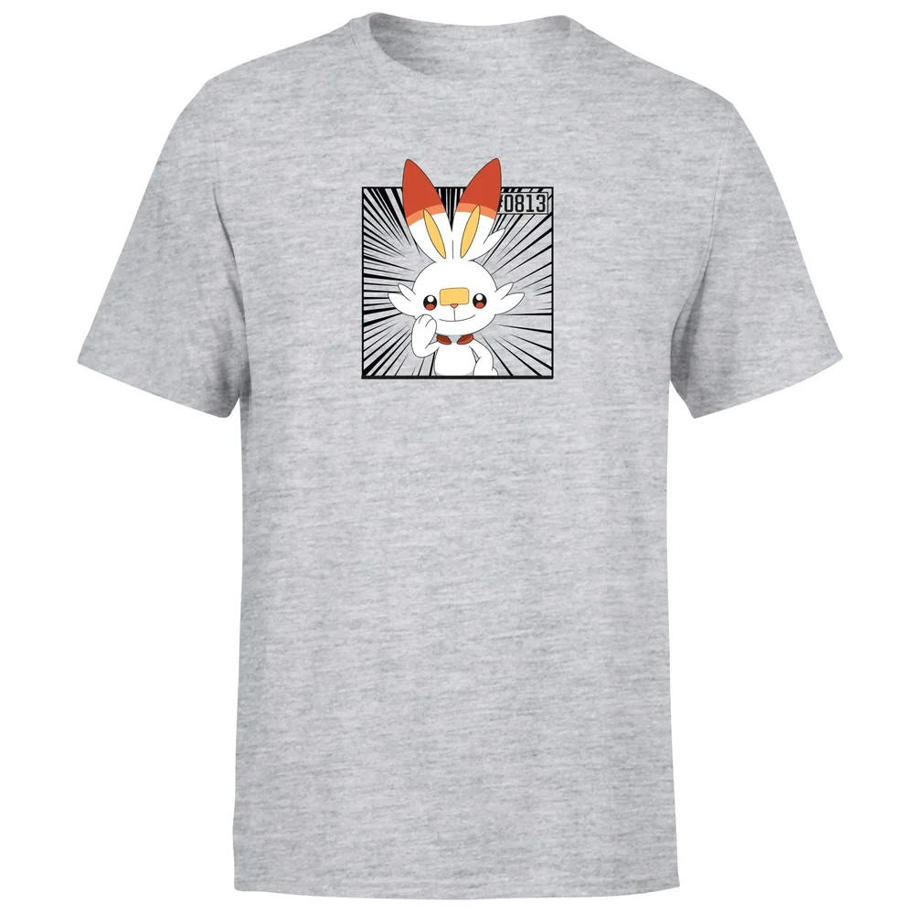 Pokemon Scorbunny Men's T-Shirt - Grey - S Afbeelding 1