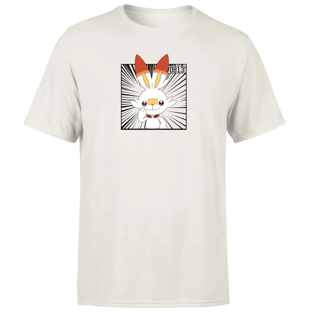 Pokemon Scorbunny Men's T-Shirt - Cream - L Afbeelding 1