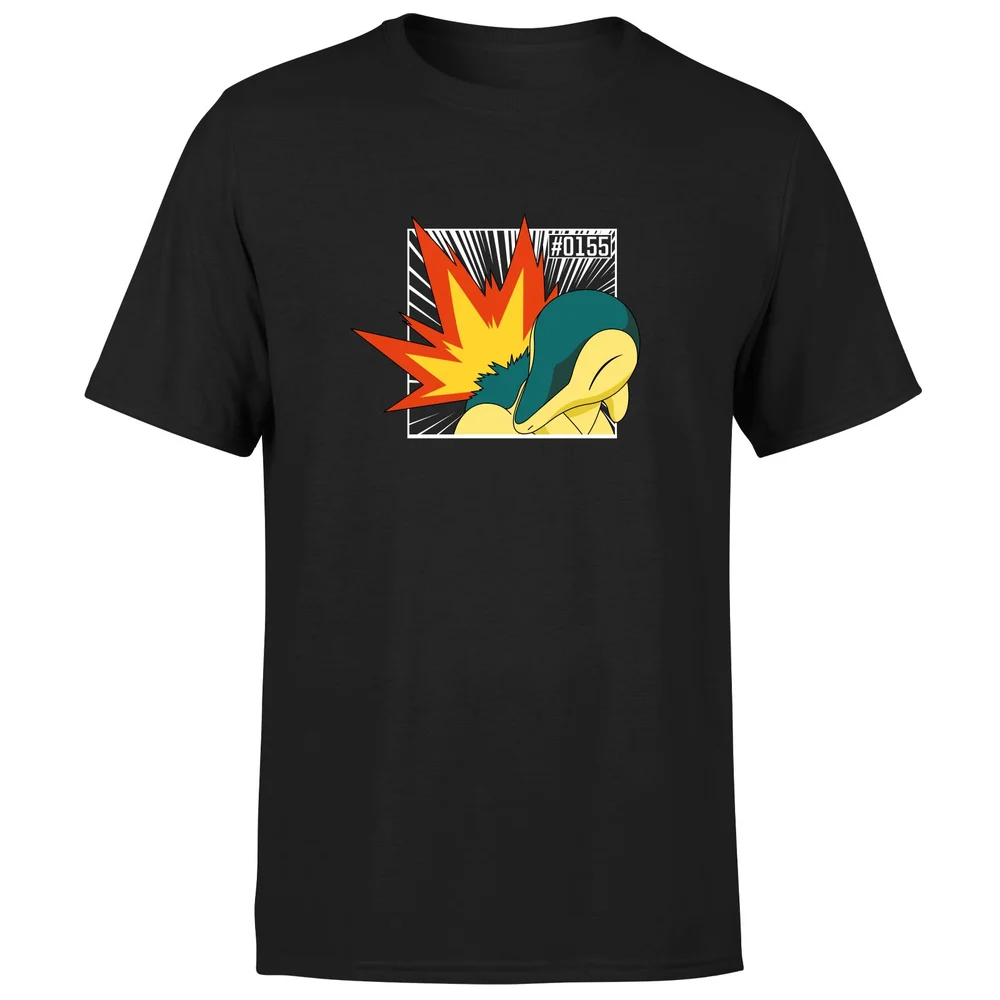 Pokemon Cyndaquil Men's T-Shirt - Black - S Afbeelding 1