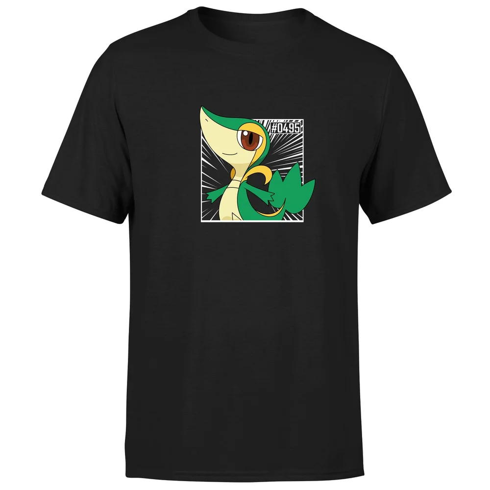 Pokemon Snivy Men's T-Shirt - Black - S Afbeelding 1
