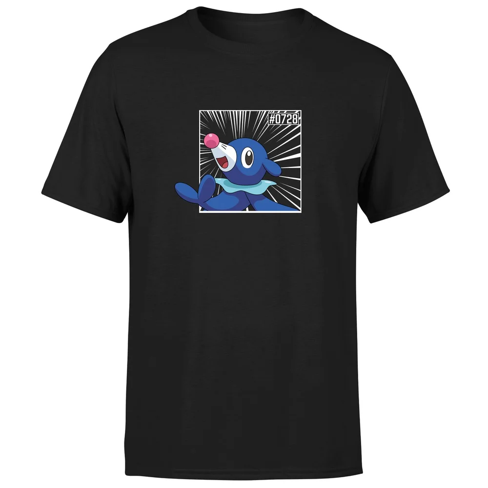 Pokemon Popplio Men's T-Shirt - Black - S Afbeelding 1