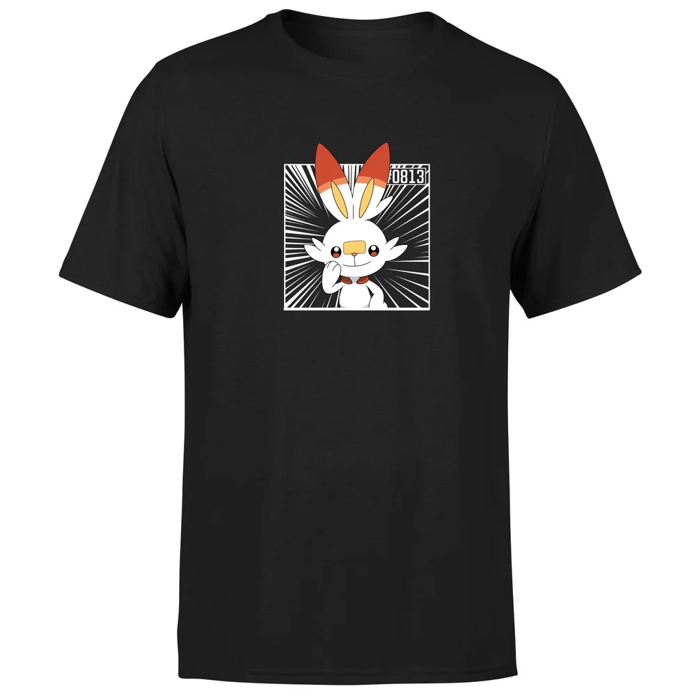 Pokemon Scorbunny Men's T-Shirt - Black - S Afbeelding 1