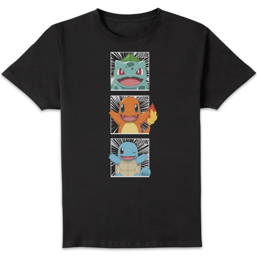 Pokemon Generation 1 Intro Men's T-Shirt - Black - S Afbeelding 1