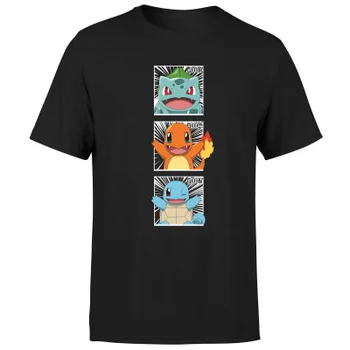 Pokemon Generation 1 Intro Men's T-Shirt - Black