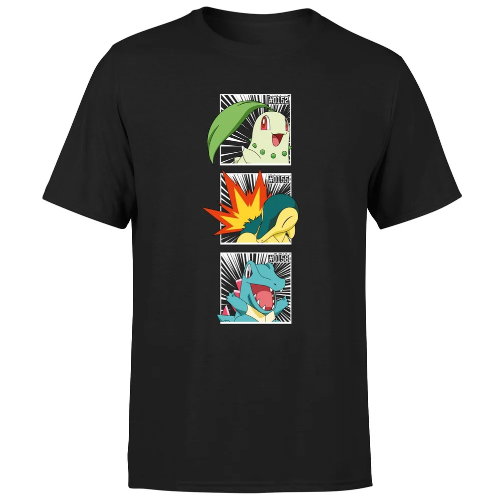 Pokemon Generation 2 Intro Men's T-Shirt - Black - S Afbeelding 1