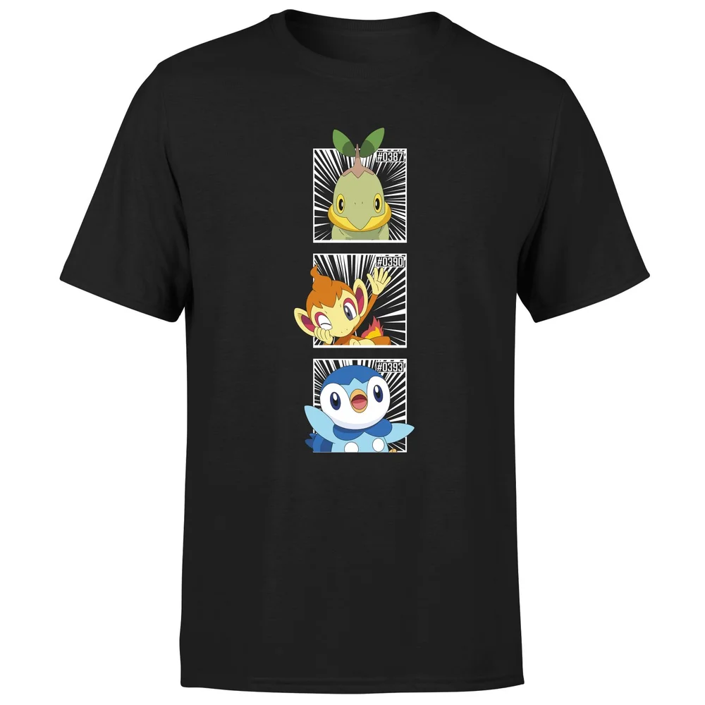 Pokemon Generation 4 Intro Men's T-Shirt - Black - S Afbeelding 1