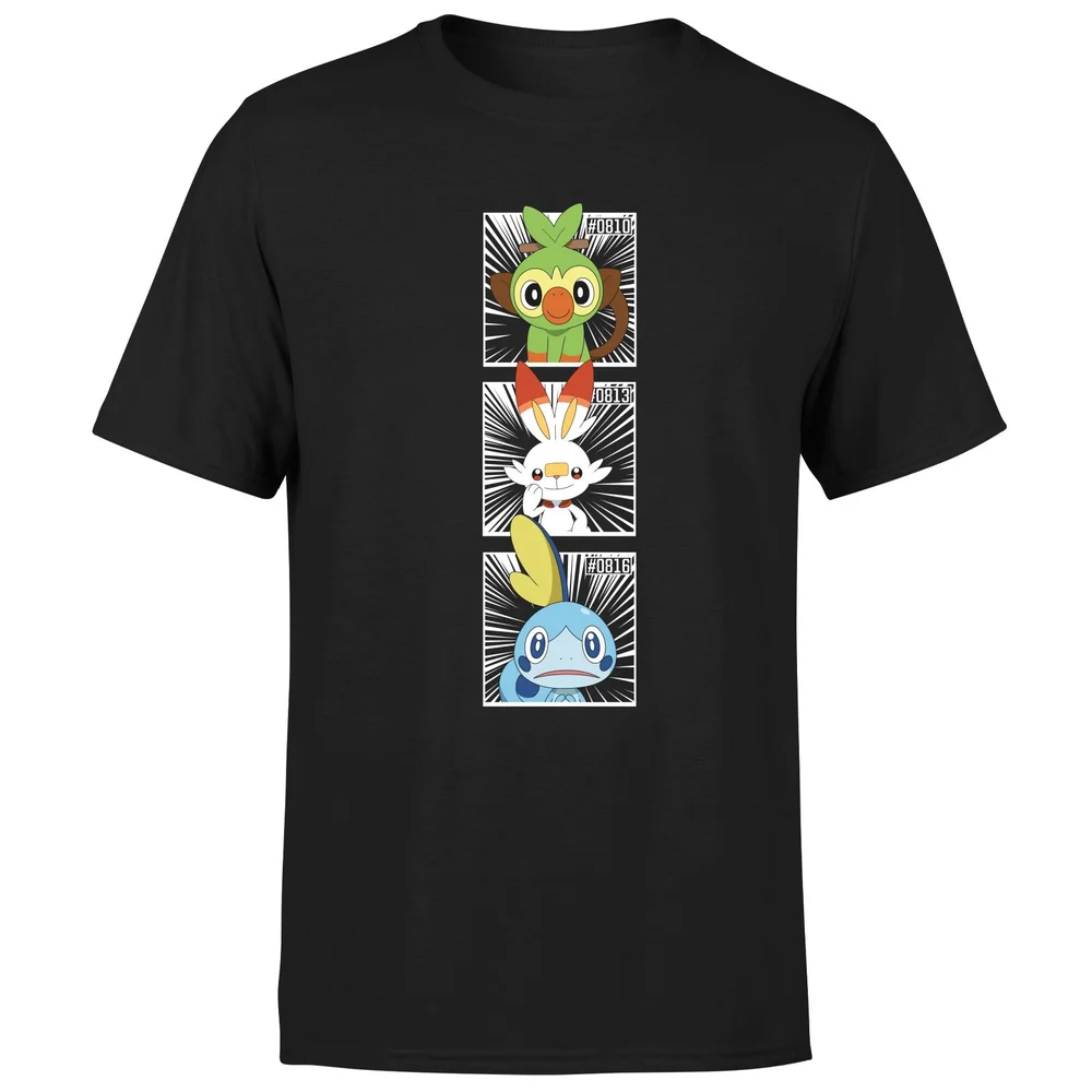 Pokemon Generation 8 Intro Men's T-Shirt - Black - S Afbeelding 1