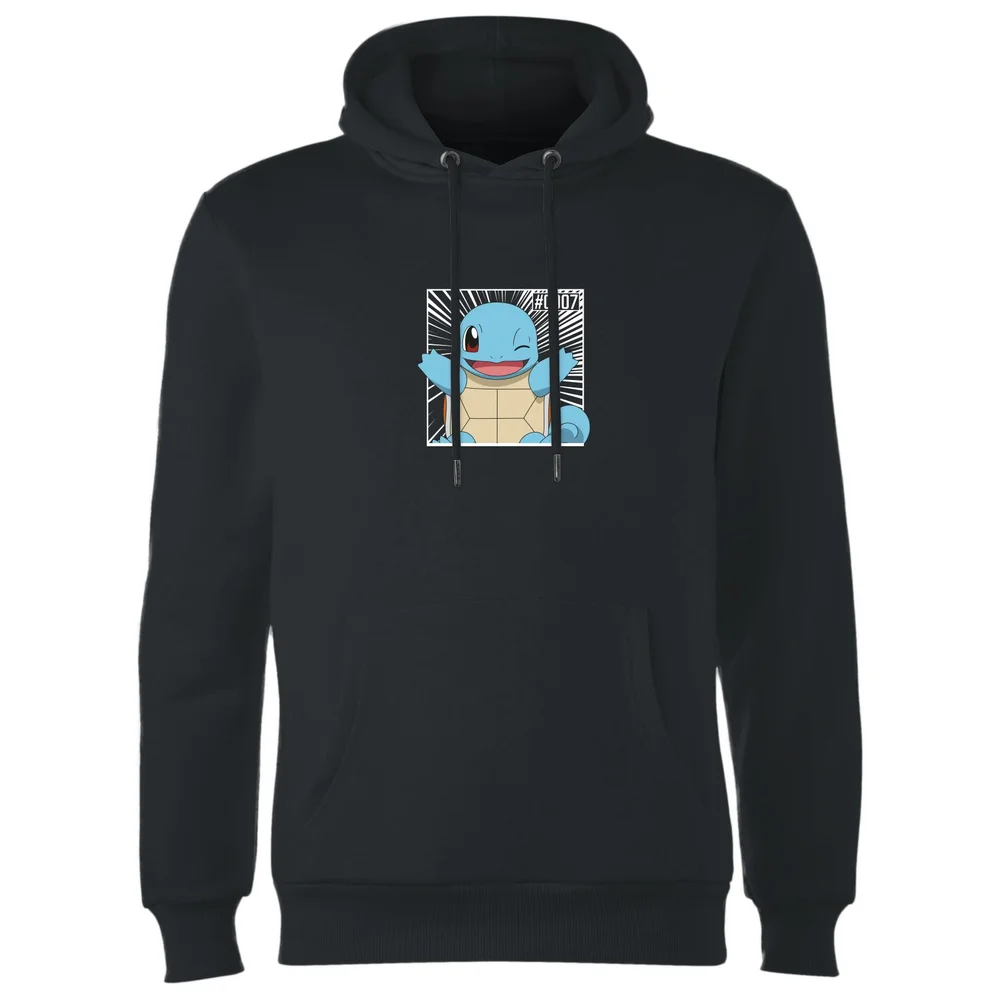 Pokémon Pokédex Squirtle #0007 Hoodie - Black - S Afbeelding 1
