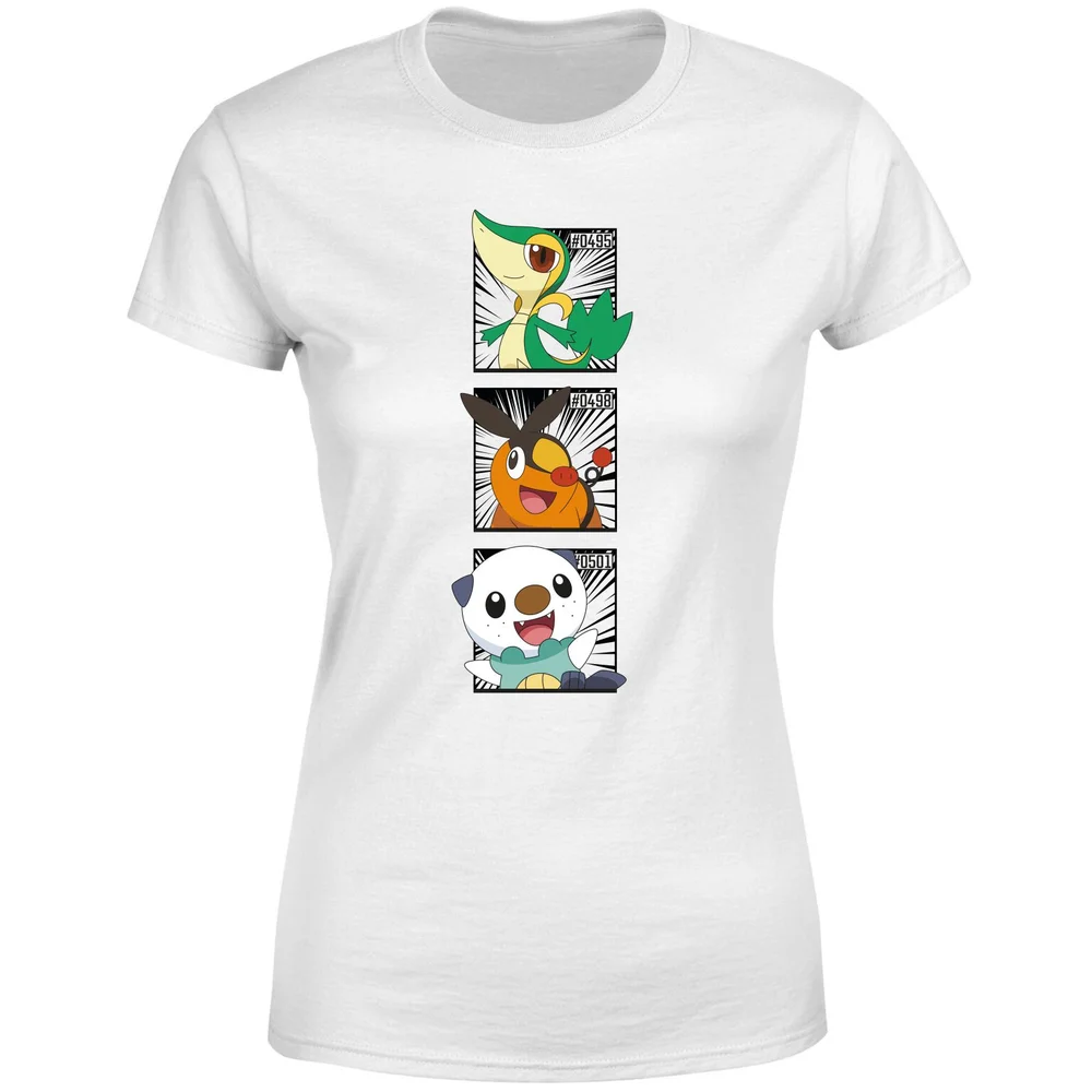 Pokemon Generation 5 Starters Women's T-Shirt - White - XS Afbeelding 1