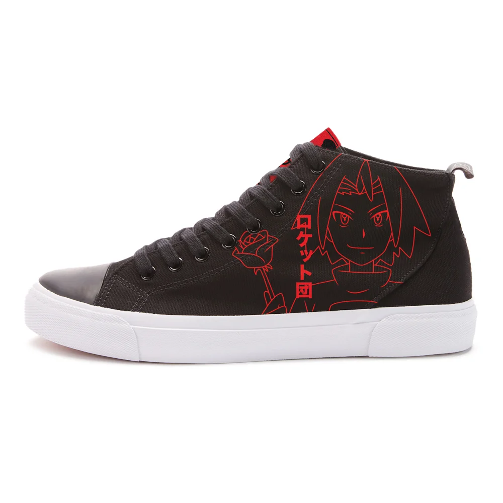 Akedo x Pokémon Team Rocket Black Signature High Top - UK 3 / EU 35.5 / US Men's 3.5 / Women's 5 Afbeelding 1