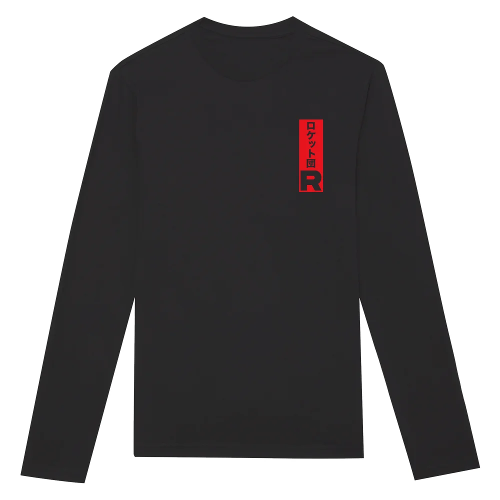 Akedo X Pokémon Team Rocket Unisex T-shirt met lange mouwen - Zwart - XXL - Zwart Afbeelding 1