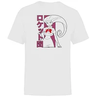 Akedo X Pokémon Team Rocket Jessie Heren-T-shirt - Wit