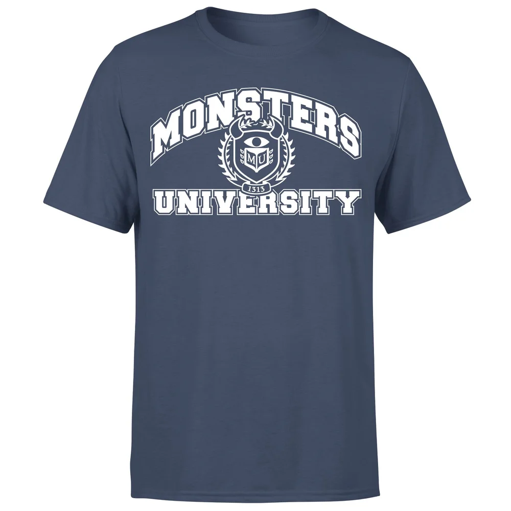 Monsters Inc. Monsters University Student Men's T-Shirt - Navy - L Afbeelding 1