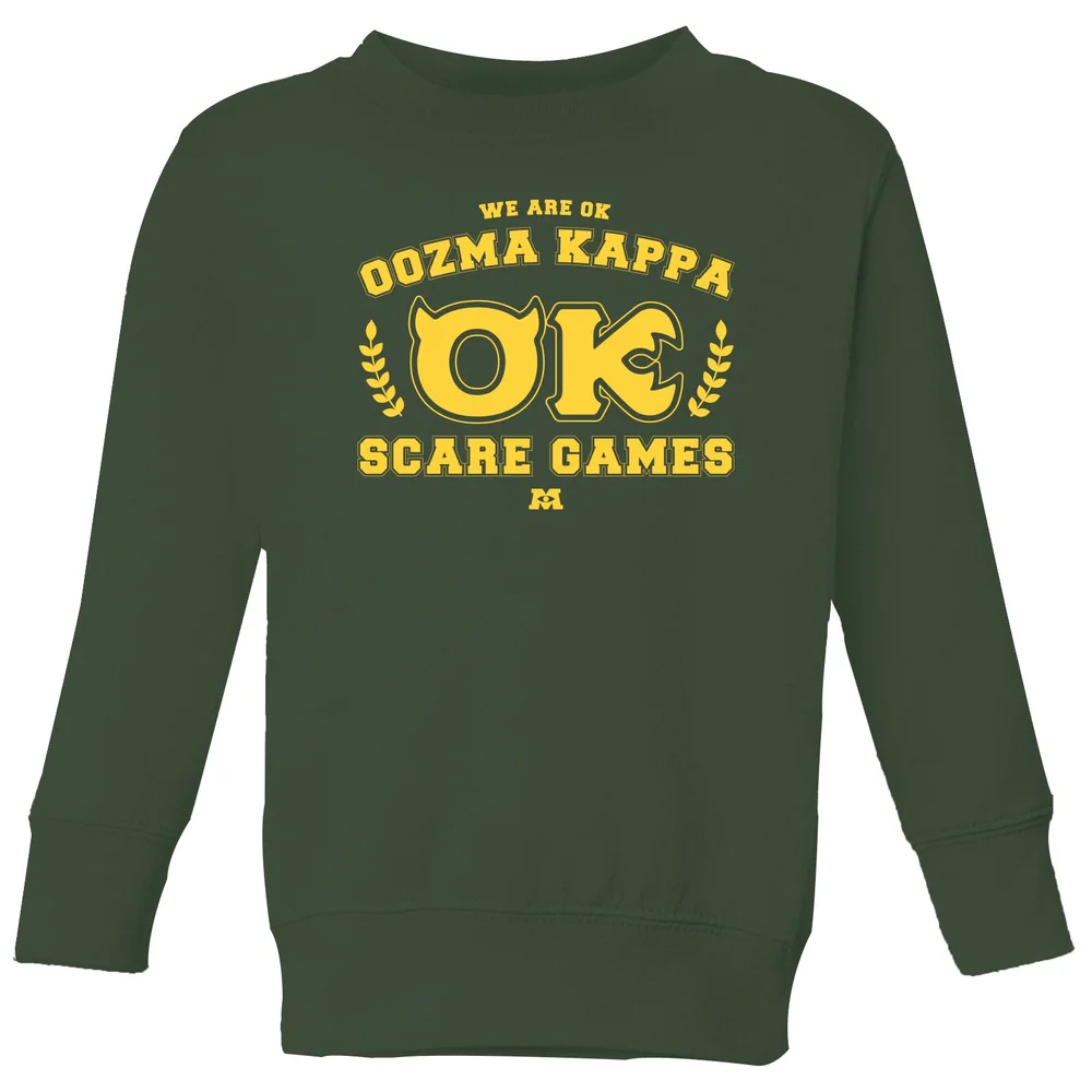 Monsters Inc. Oozma Kappa Scare Games Kids' Sweatshirt - Green - 98/104 (3-4 jaar) Afbeelding 1