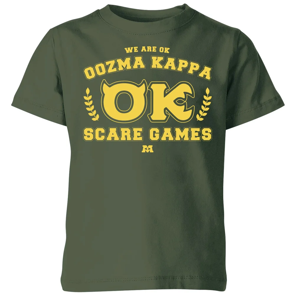 Monsters Inc. Oozma Kappa Scare Games Kids' T-Shirt - Green - 98/104 (3-4 jaar) Afbeelding 1
