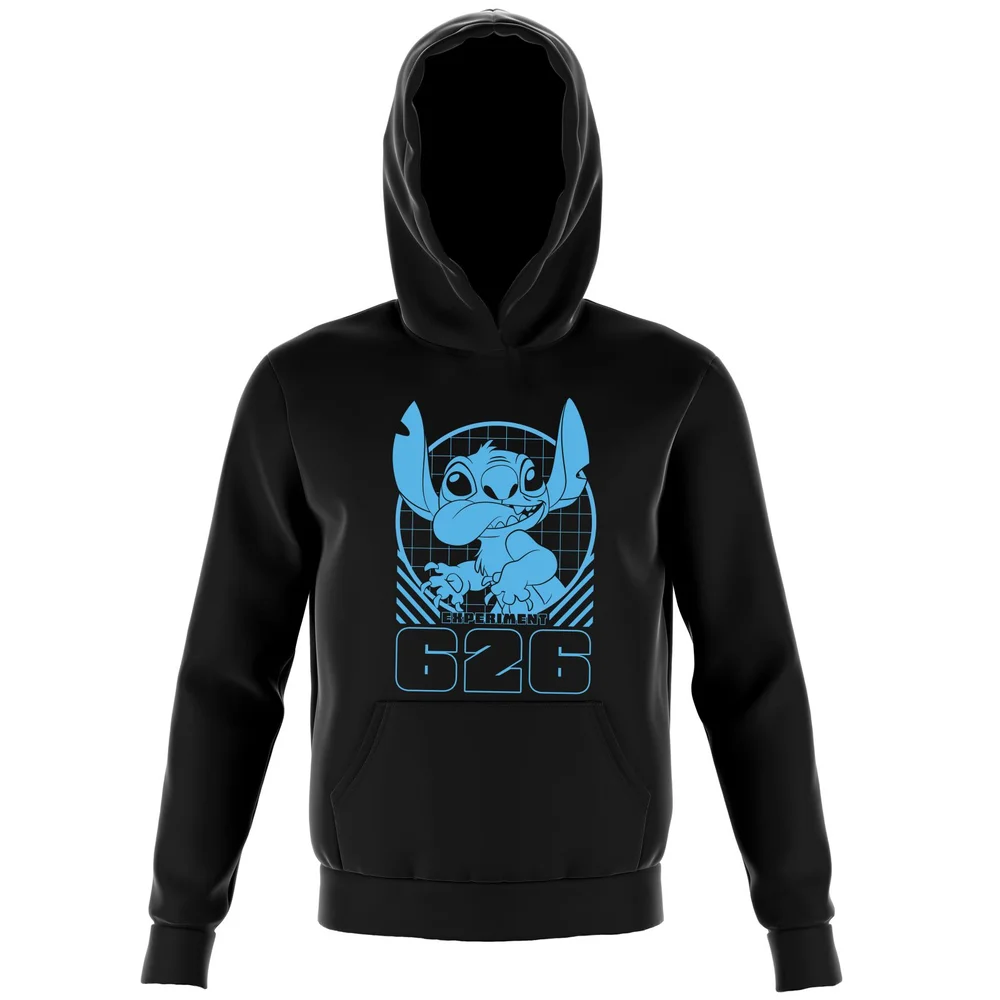 Lilo And Stitch EXPERIMENT 626 Kids' Hoodie - Black - 122/128 (7-8 jaar) Afbeelding 1