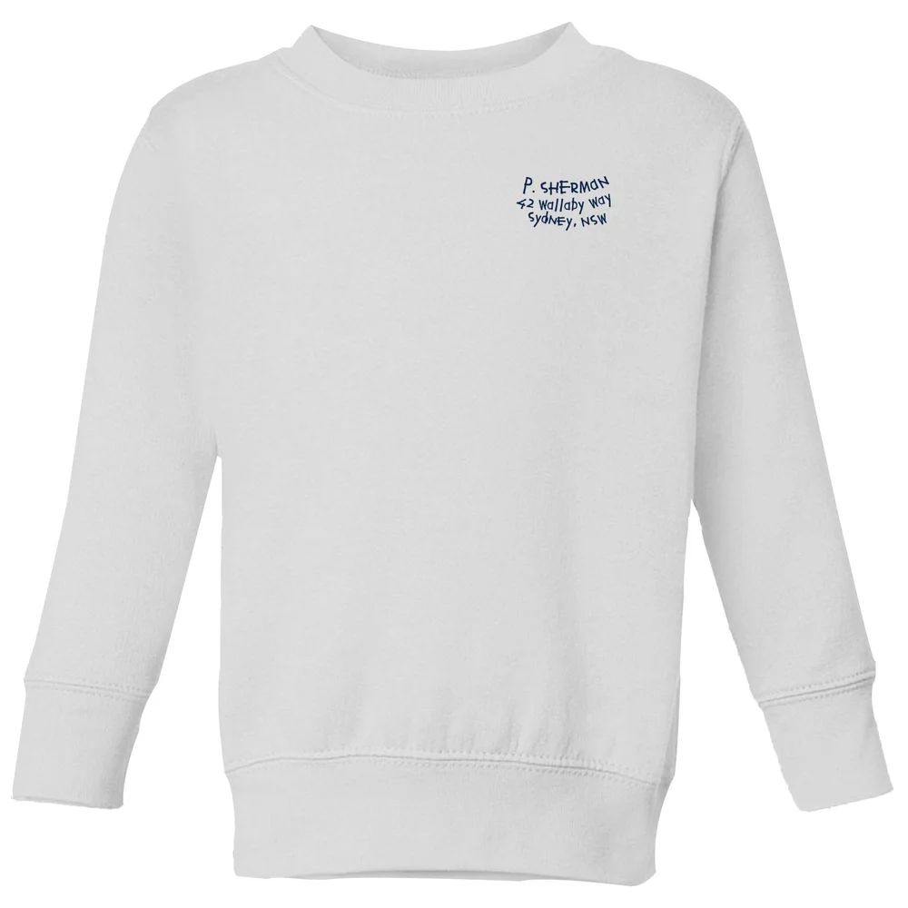 Finding Nemo P.Sherman 42 Wallaby Way Kids' Sweatshirt - White - 98/104 (3-4 jaar) Afbeelding 1