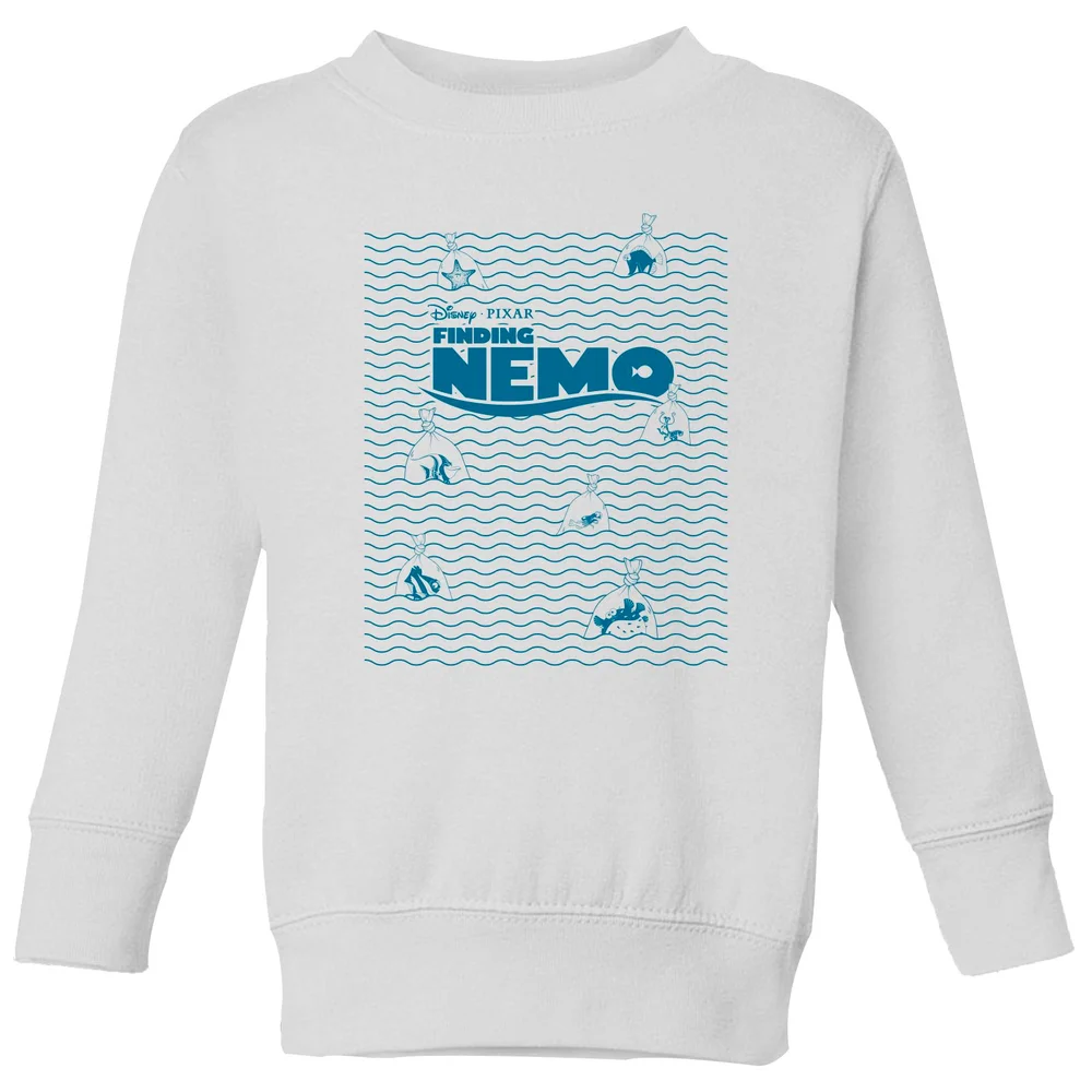Finding Nemo Now What? Kids' Sweatshirt - White - 98/104 (3-4 jaar) Afbeelding 1