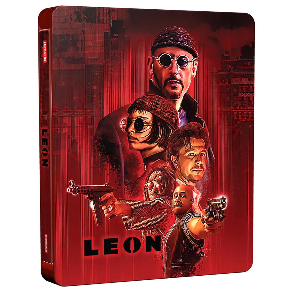 Leon Steelbook 4K Ultra HD Zavvi Exclusieve Deluxe Editie (Inclusief Blu-Ray) Afbeelding 1