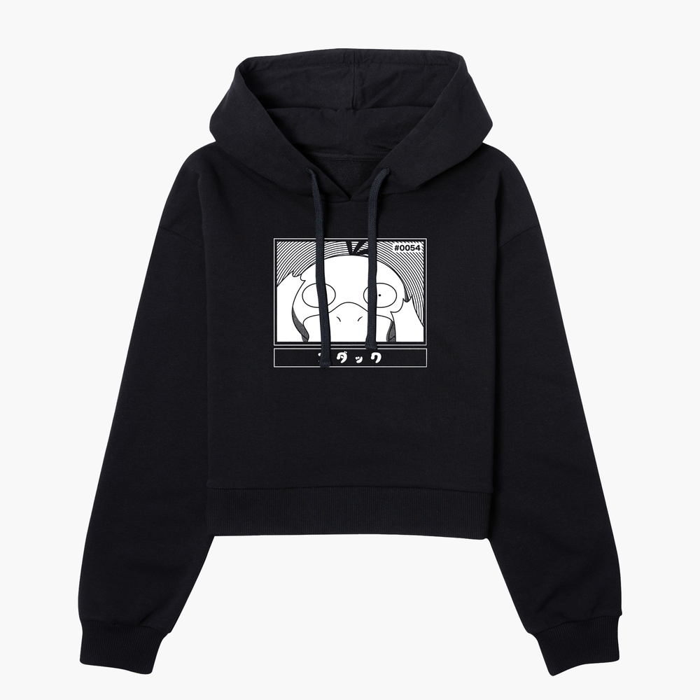 Pokémon Psyduck Women's Cropped Hoodie - Black - XS Afbeelding 1