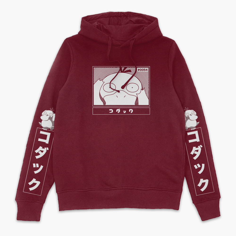 Pokémon Psyduck Hoodie - Burgundy - S Afbeelding 1