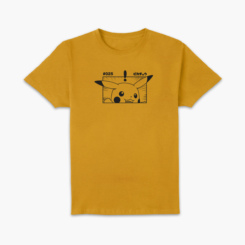 Pokémon Pikachu Unisex T-Shirt - Mustard - L Afbeelding 1