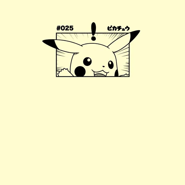 Pokémon Pikachu Unisex T-Shirt - Cream