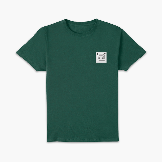 Pokémon Pikachu Patch Unisex T-Shirt - Green