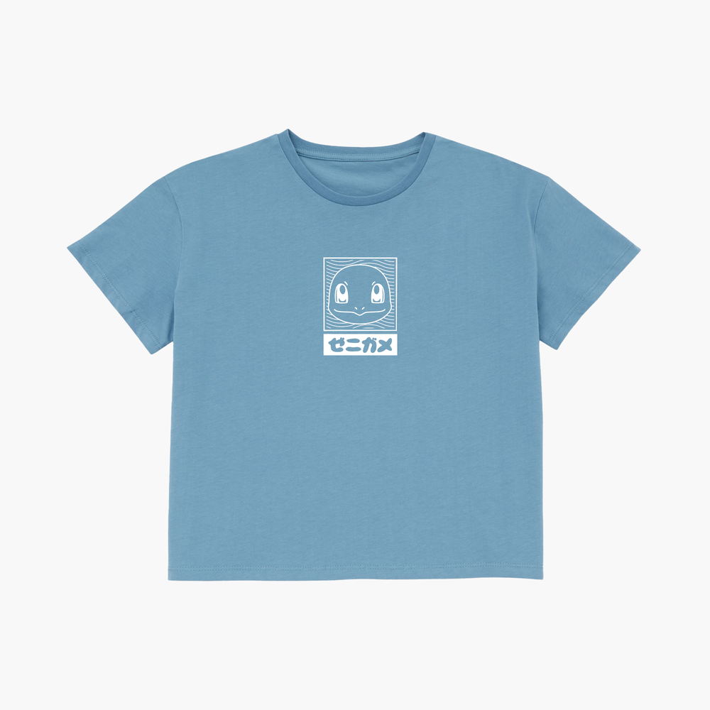 Pokémon Squirtle Women's Cropped T-Shirt - Teal - XS Afbeelding 1