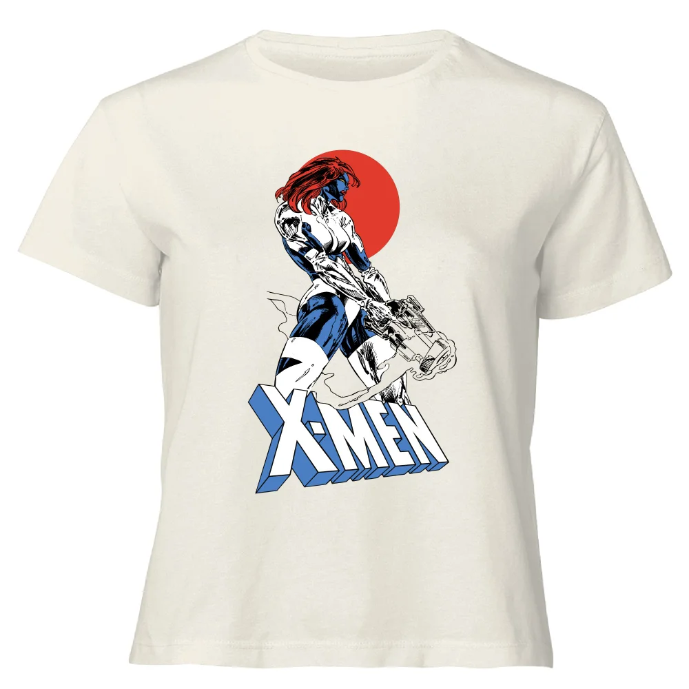 X-Men Mystique Women's Cropped T-Shirt - Cream - XS Afbeelding 1