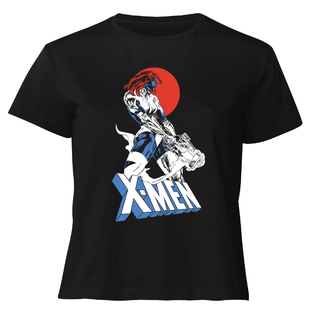 X-Men Mystique Women's Cropped T-Shirt - Black - XS Afbeelding 1