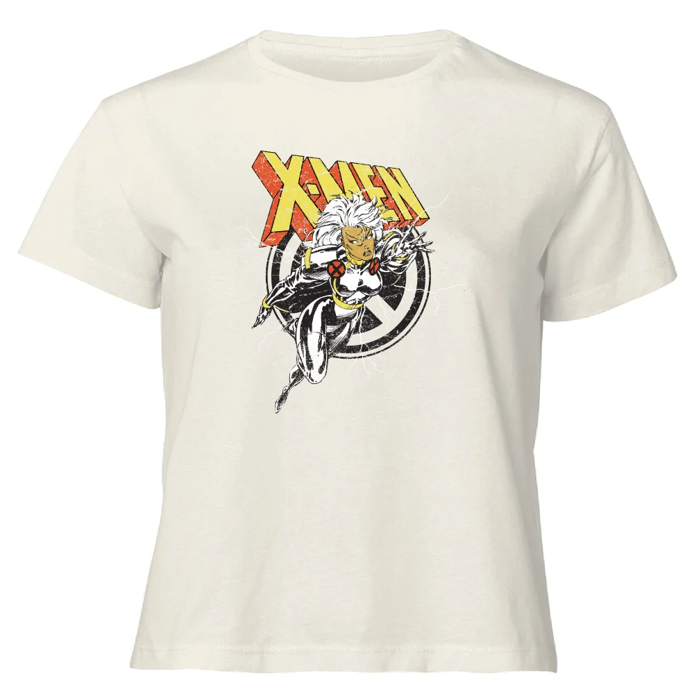 X-Men Storm Women's Cropped T-Shirt - Cream - XS Afbeelding 1