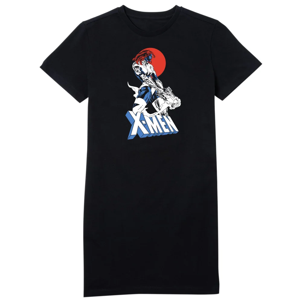 X-Men Mystique Women's T-Shirt Dress - Black - L Afbeelding 1