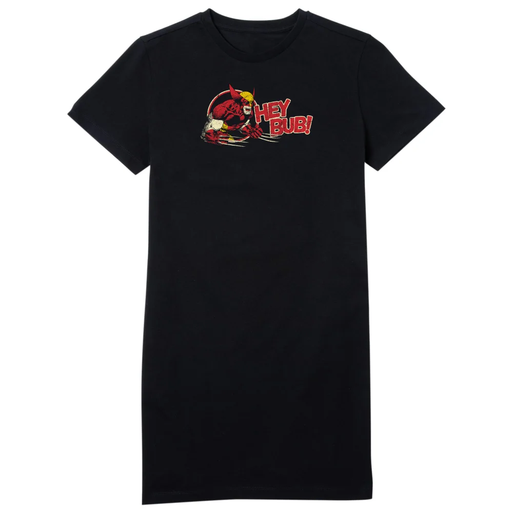 X-Men Hey Bub! Women's T-Shirt Dress - Black - L Afbeelding 1