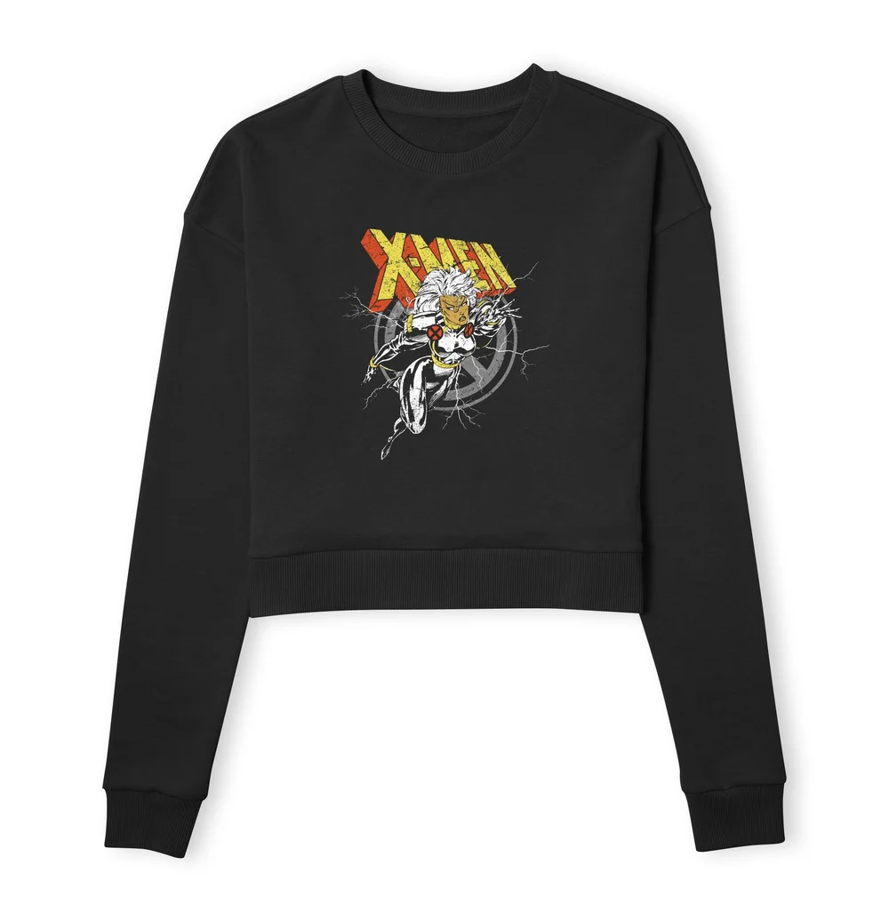 X-Men Storm Women's Cropped Sweatshirt - Black - XS Afbeelding 1