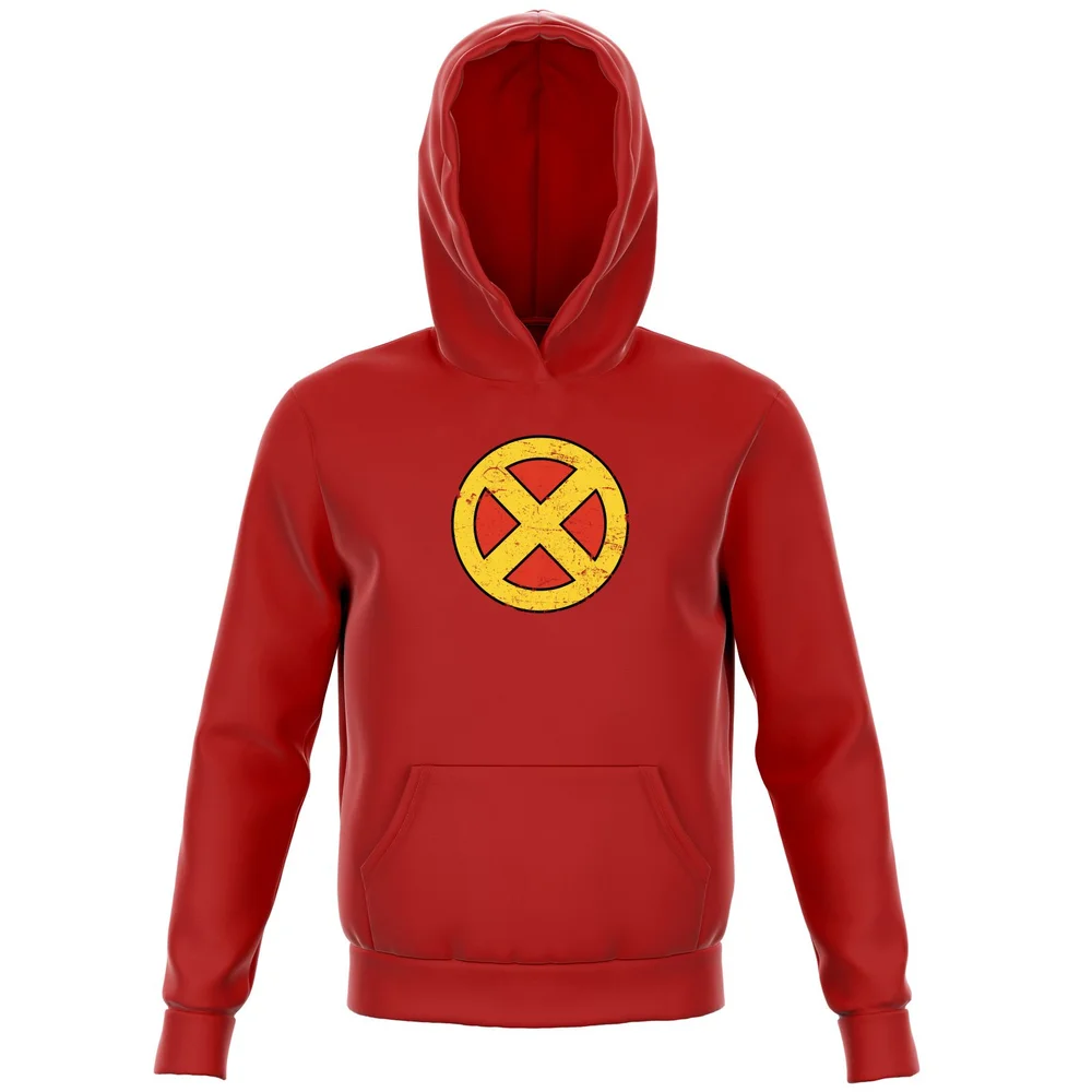 X-Men Emblem Kids' Hoodie - Red - 98/104 (3-4 jaar) Afbeelding 1