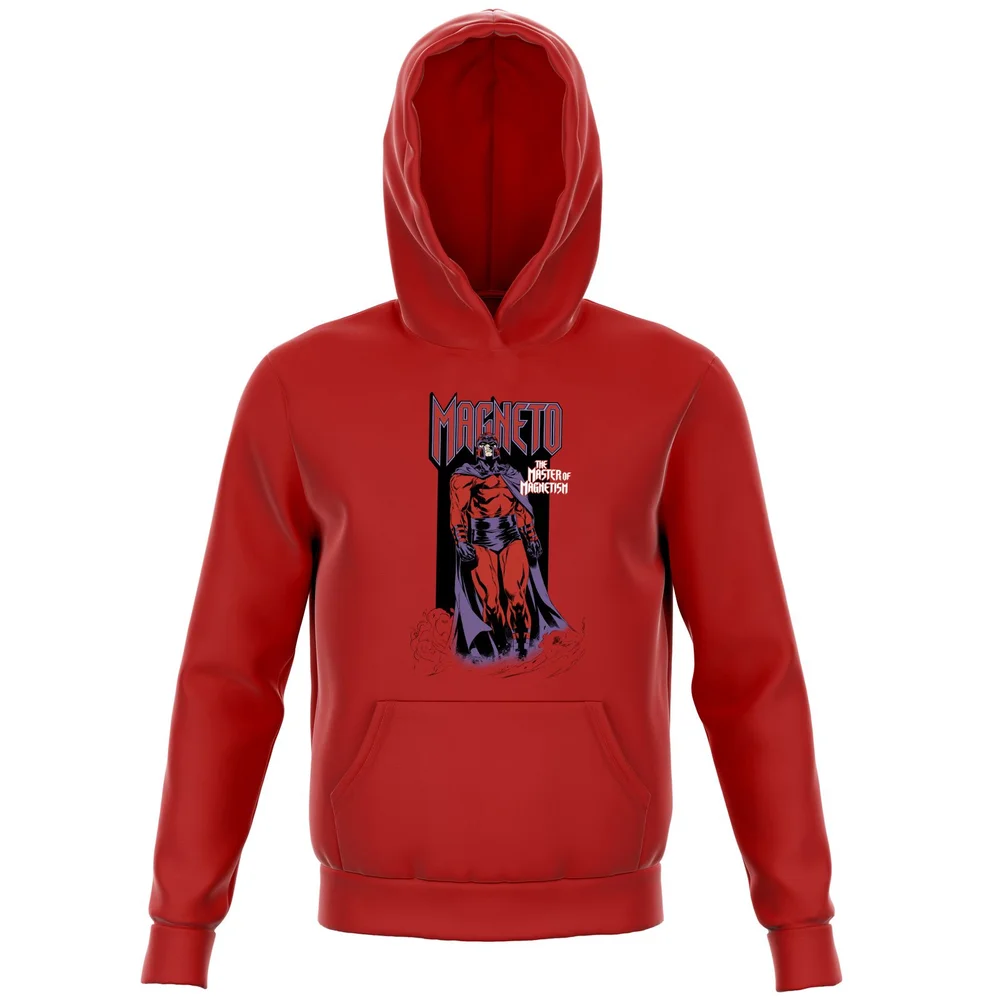 X-Men Magneto Master Of Magnetism Kids' Hoodie - Red - 98/104 (3-4 jaar) Afbeelding 1