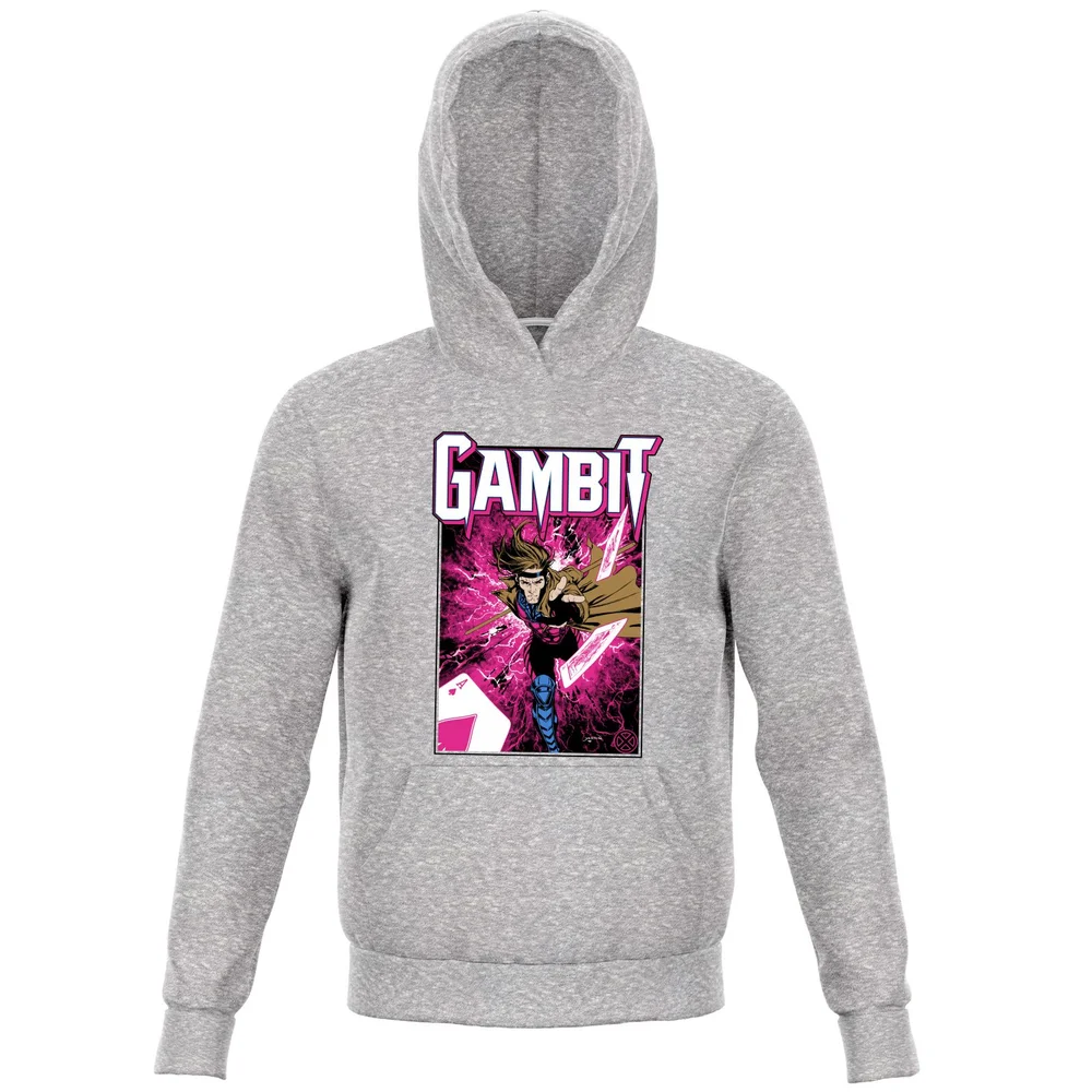 X-Men Gambit Kids' Hoodie - Grey - 98/104 (3-4 jaar) Afbeelding 1