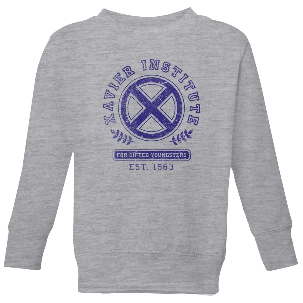 X-Men Xavier Institute For Gifted Youngsters Kids' Sweatshirt - Grey - 98/104 (3-4 jaar) Afbeelding 1