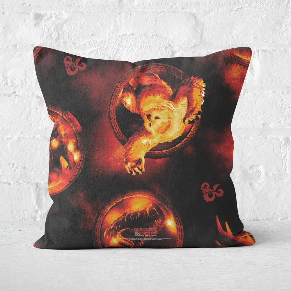Dungeons & Dragons Owlbear Square Cushion - 40x40cm - Soft Touch Afbeelding 1